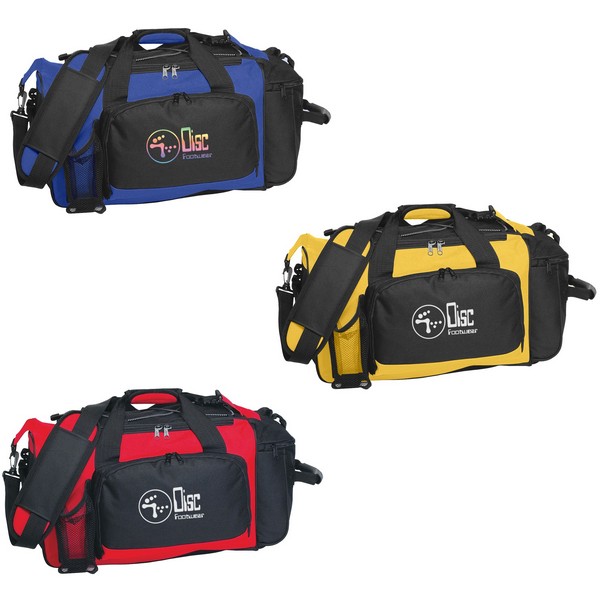 JH3111 Deluxe Sports Duffel Bag With Custom Imp...
